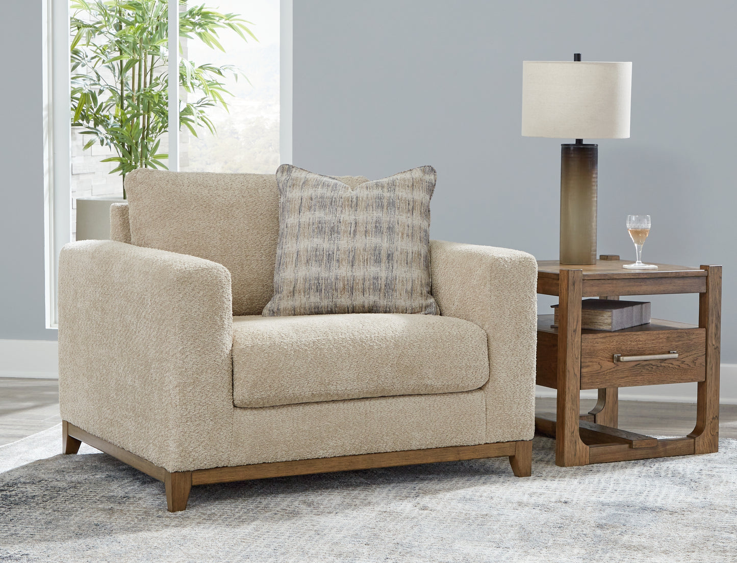 The Furniture Outlets - Ashley Furniture - Parklynn Living Room - Chair and a Half / Desert - 4890223