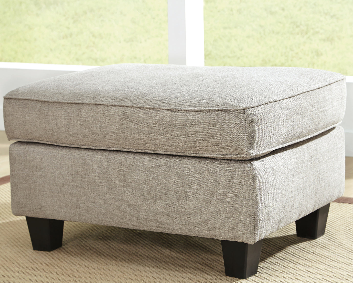 The Furniture Outlets - Ashley Furniture - Abney Living Room - Ottoman / Driftwood - 4970114