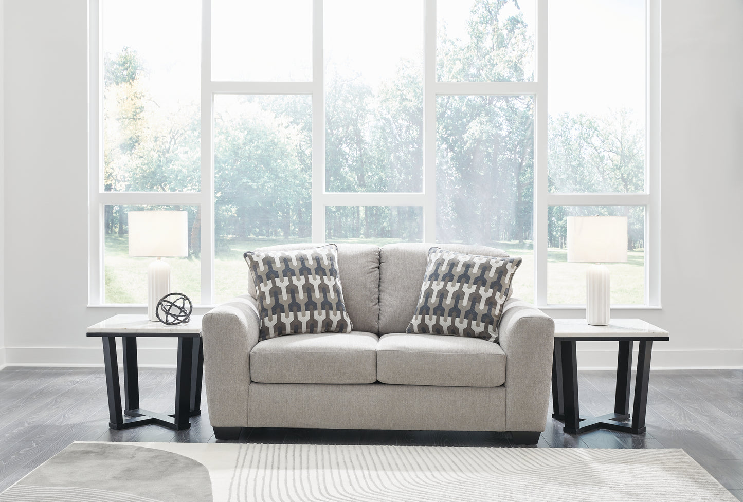 The Furniture Outlets - Ashley Furniture - Avenal Park Living Room - Loveseat / Flannel - 5080535