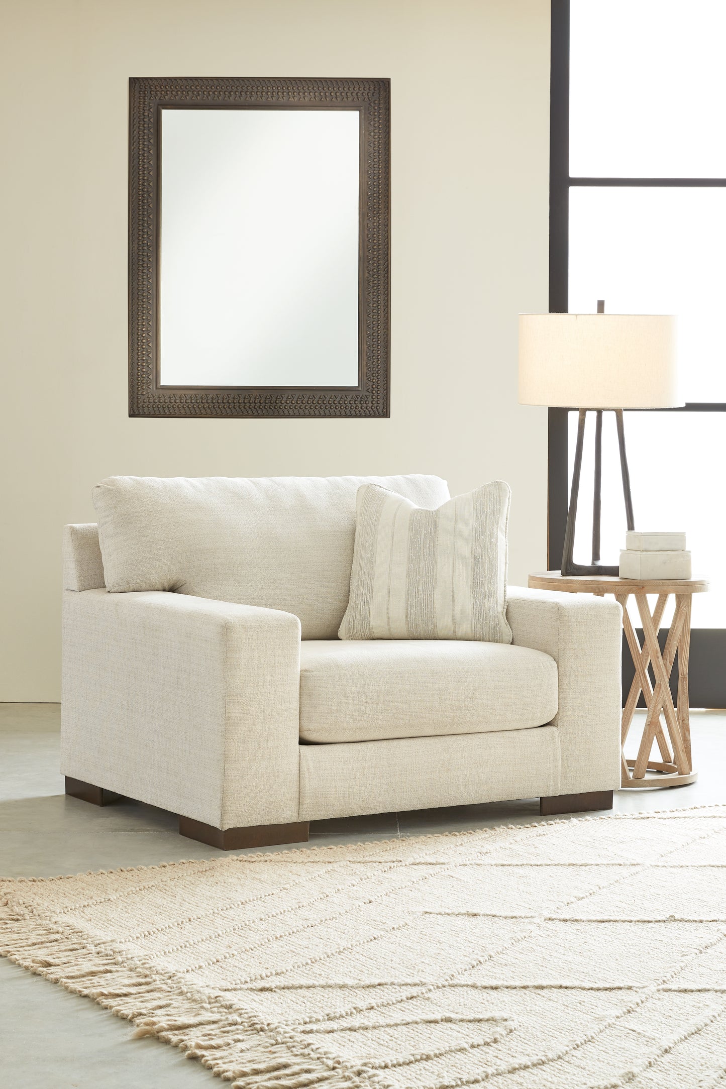 The Furniture Outlets - Ashley Furniture - Maggie Living Room - Chair and a Half / Birch - 5200323