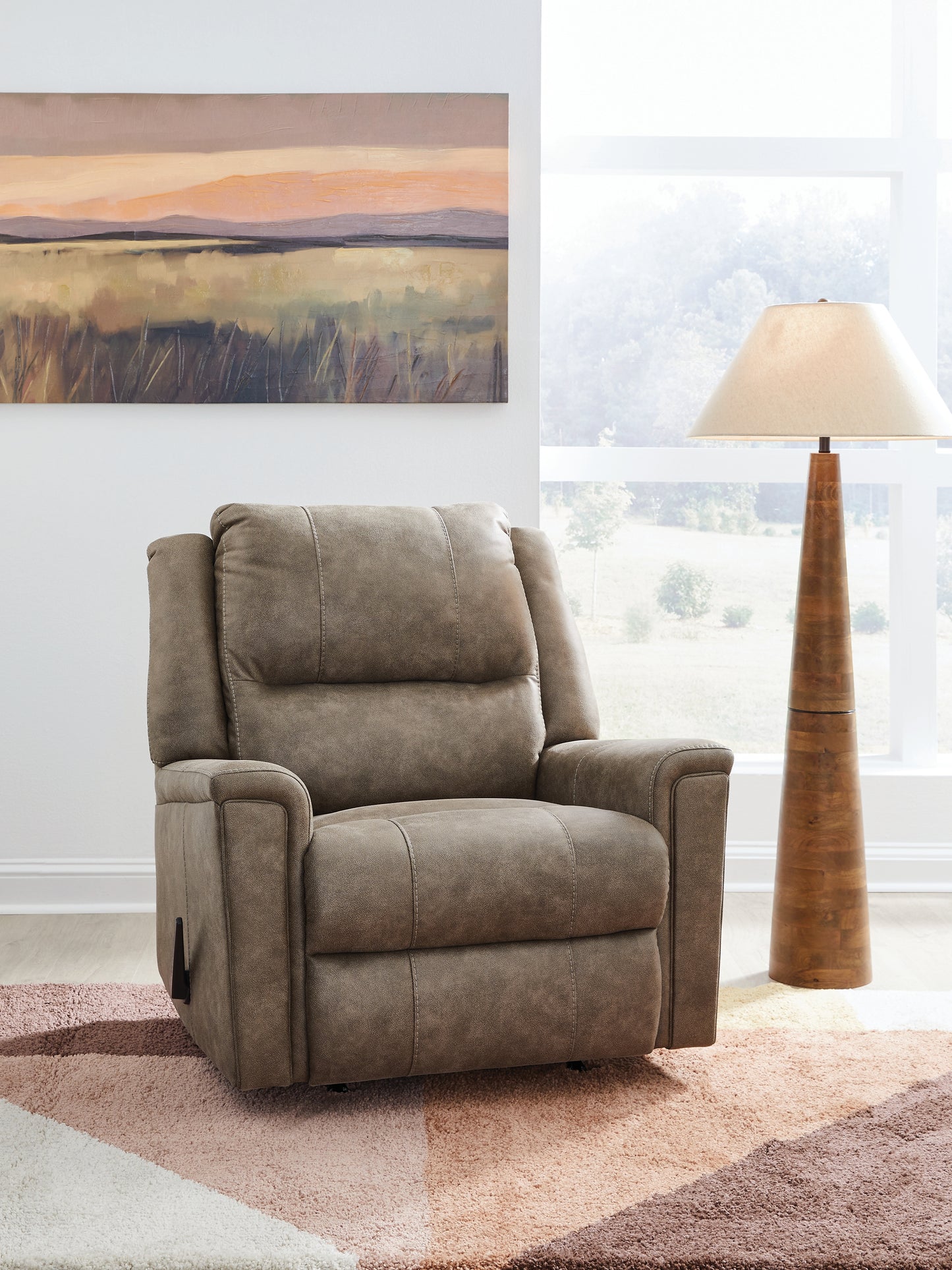 The Furniture Outlets - Ashley Furniture - Lixtowel Living Room - Rocker Recliner / Fog - PC5300525