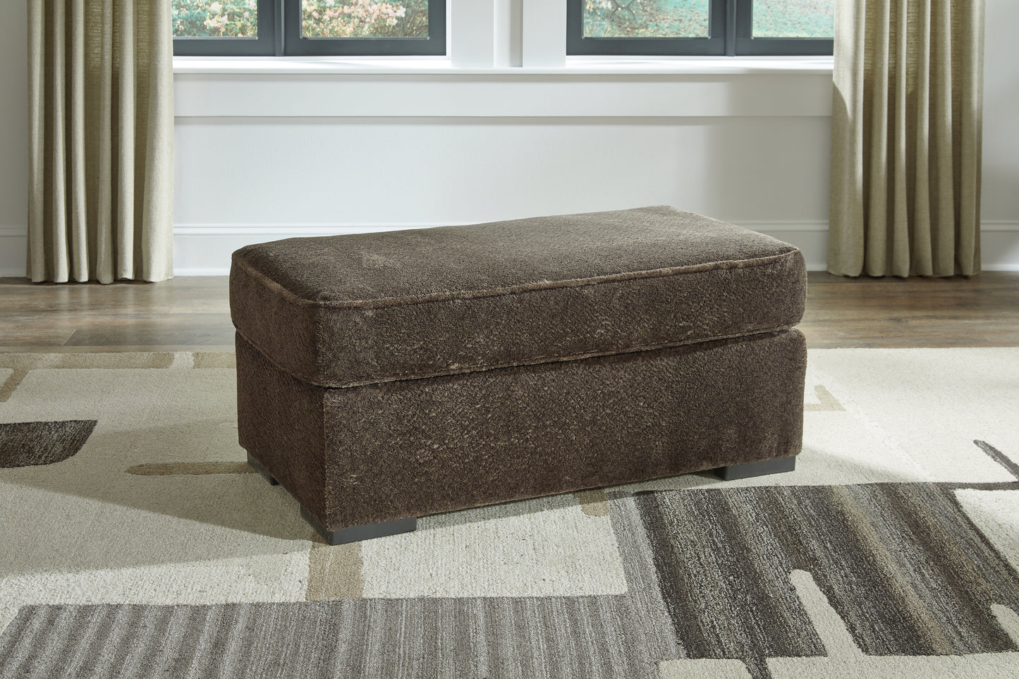 The Furniture Outlets - Ashley Furniture - Aylesworth Living Room - Ottoman / Chocolate - 5370214