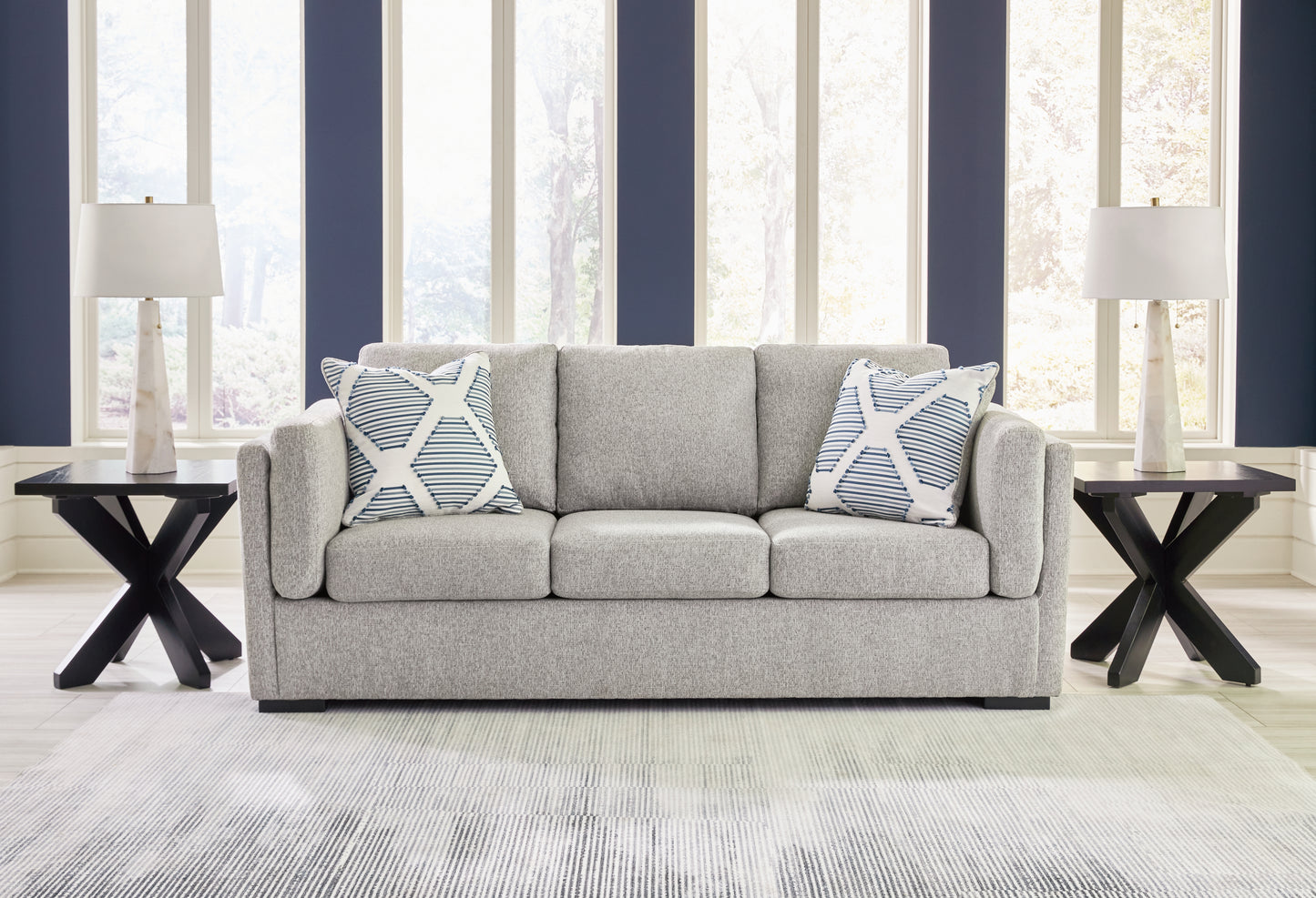 The Furniture Outlets - Ashley Furniture - Evansley Living Room - Sofa / Pewter - 5450338