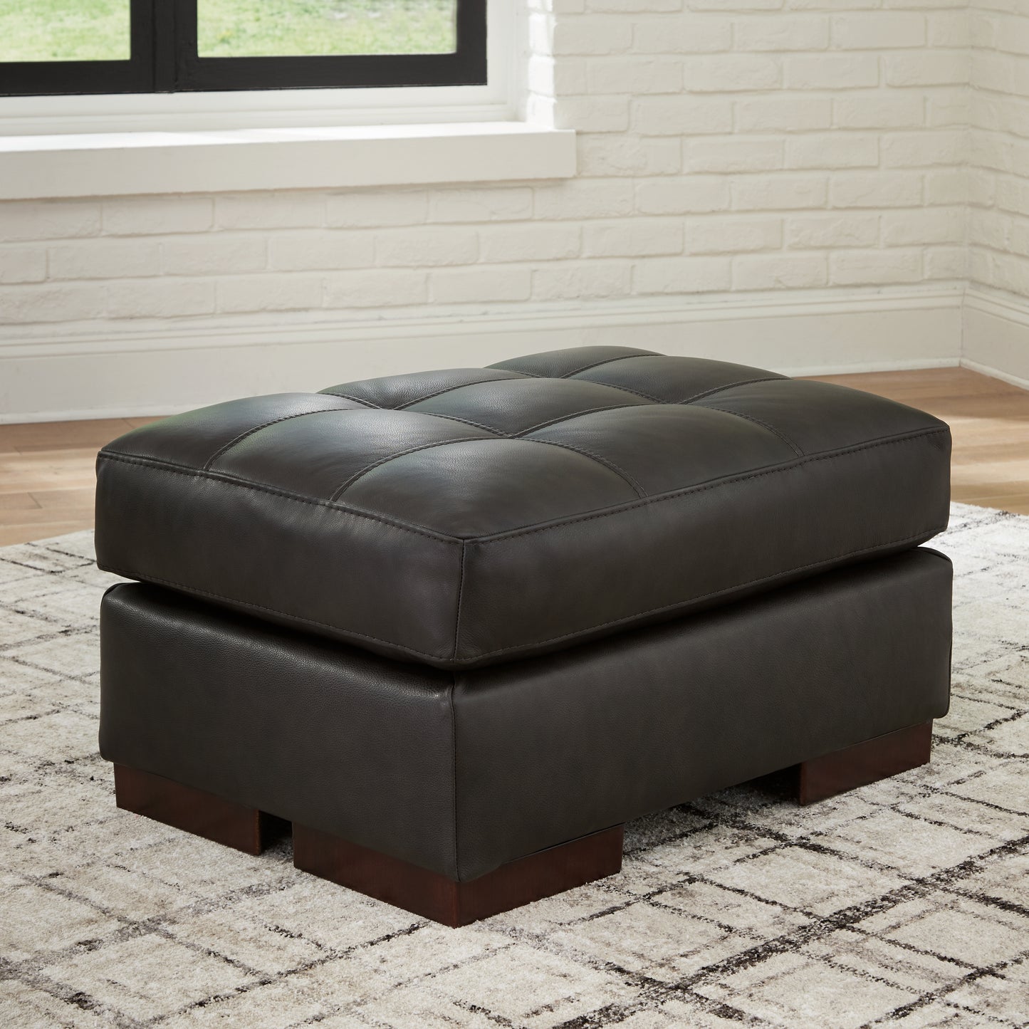 The Furniture Outlets - Ashley Furniture - Luigi Living Room - Ottoman / Thunder - 5650614