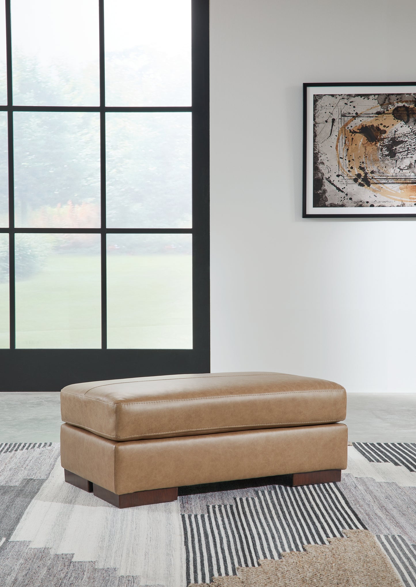 The Furniture Outlets - Ashley Furniture - Lombardia Living Room - Ottoman / Tumbleweed - 5730214