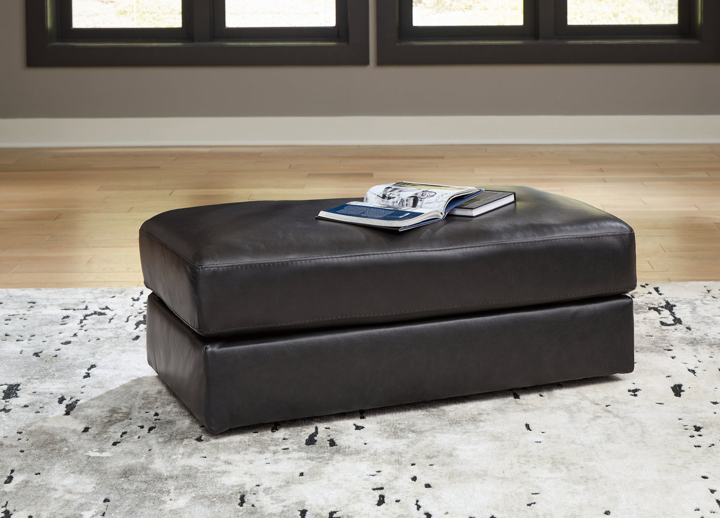 The Furniture Outlets - Ashley Furniture - Amiata Living Room - Oversized Accent Ottoman / Glacier - 5740408