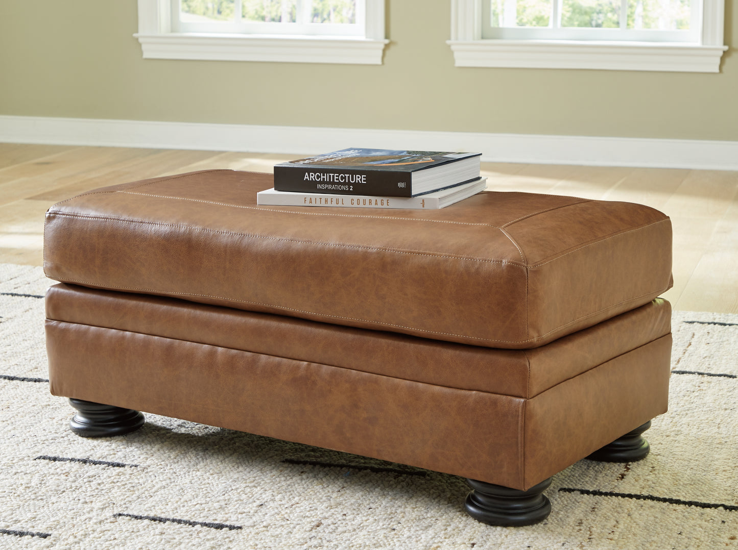 The Furniture Outlets - Ashley Furniture - Carianna Living Room - Ottoman / Caramel - 5760414