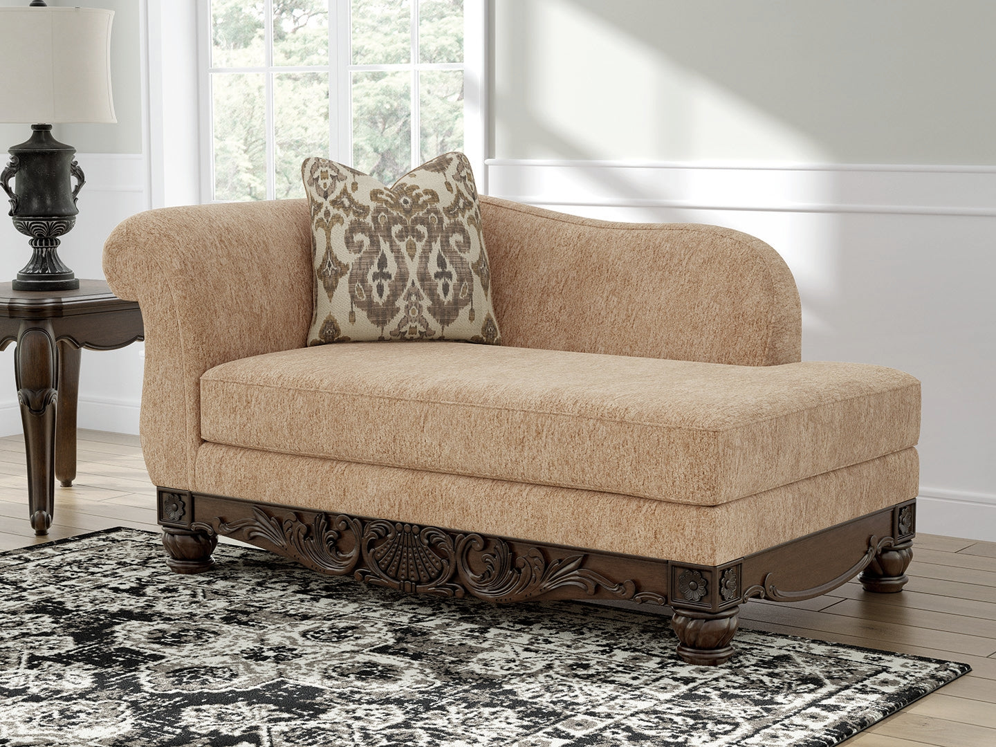 The Furniture Outlets - Ashley Furniture - Chelsworth Living Room - RAF Corner Chaise / Golden - PC5790516