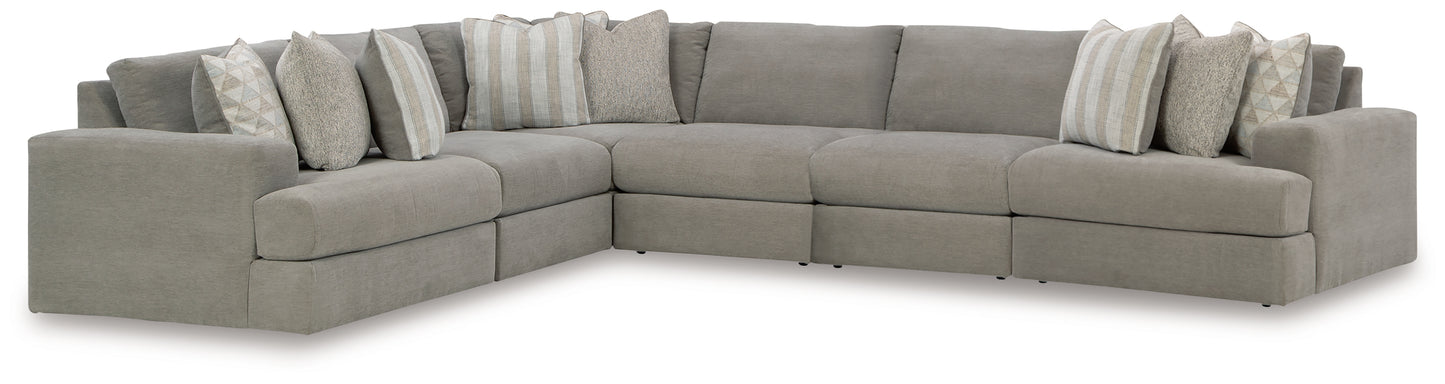 The Furniture Outlets - Ashley Furniture - Avaliyah Sectional - RAF 6-Piece Sectional / Ash - 58103S7