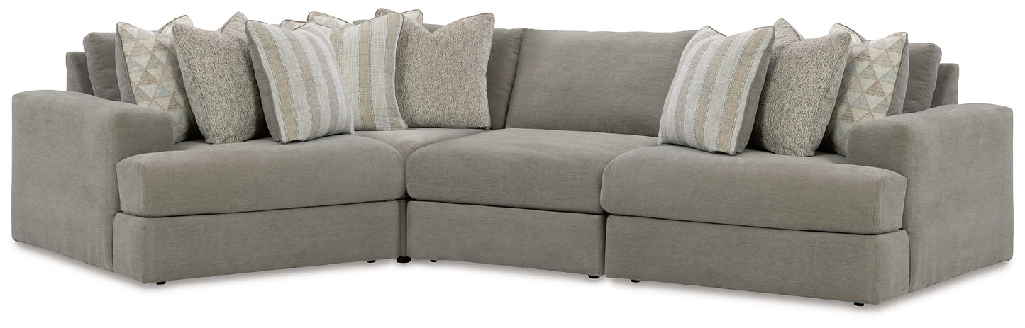 The Furniture Outlets - Ashley Furniture - Avaliyah Sectional - RAF 4-Piece Sectional / Ash - 58103S5