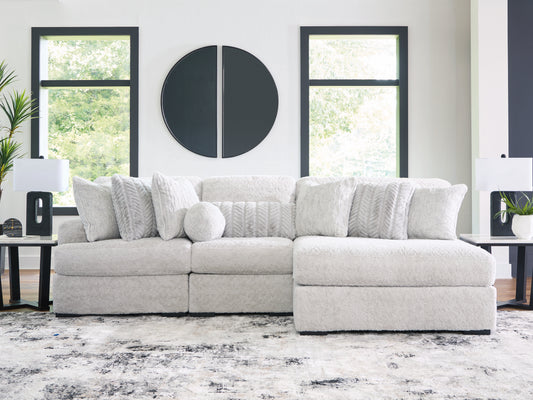 The Furniture Outlets - Ashley Furniture - Cuddle Plush Sectional - RAF 2-Piece Sectional / Arctic - PC59106S9
