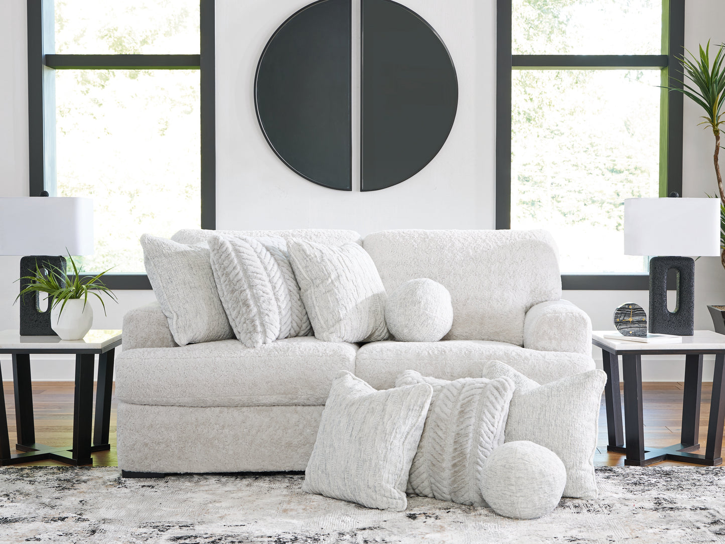 The Furniture Outlets - Ashley Furniture - Cuddle Plush Sectional - RAF 2-Piece Sectional / Arctic - PC59106S9