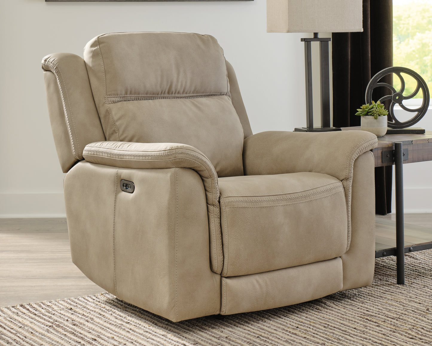 The Furniture Outlets - Ashley Furniture - Next-Gen DuraPella Living Room - PWR Recliner/ADJ Headrest / Sand - 5930213