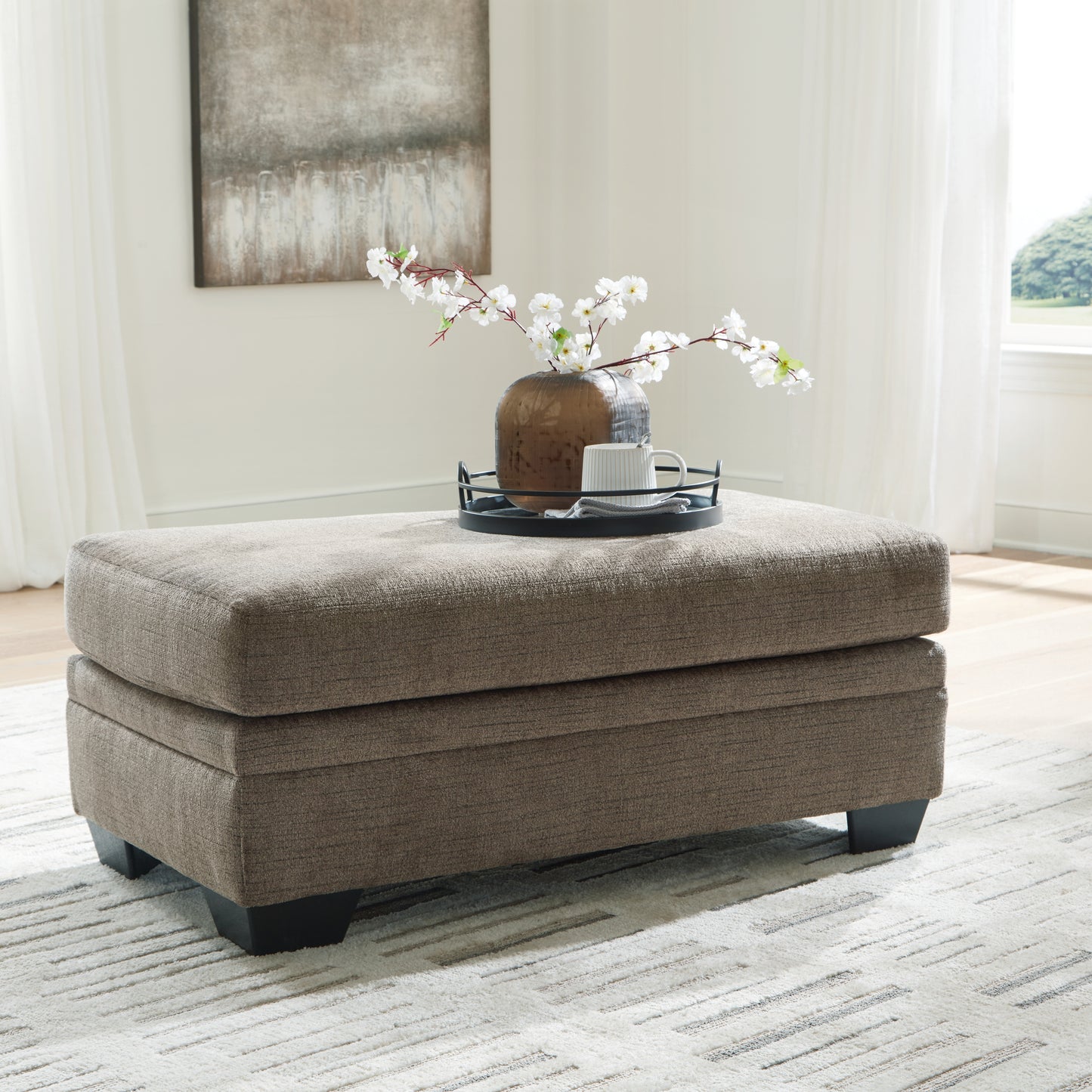 The Furniture Outlets - Ashley Furniture - Stonemeade Living Room - Ottoman / Nutmeg - 5950514