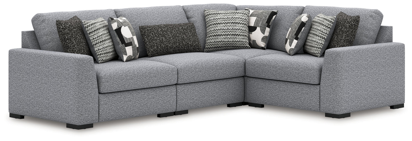 The Furniture Outlets - Ashley Furniture - Bealton Sectional - RAF 2-Piece Sectional with Chaise / Salt and Pepper - 61305S11