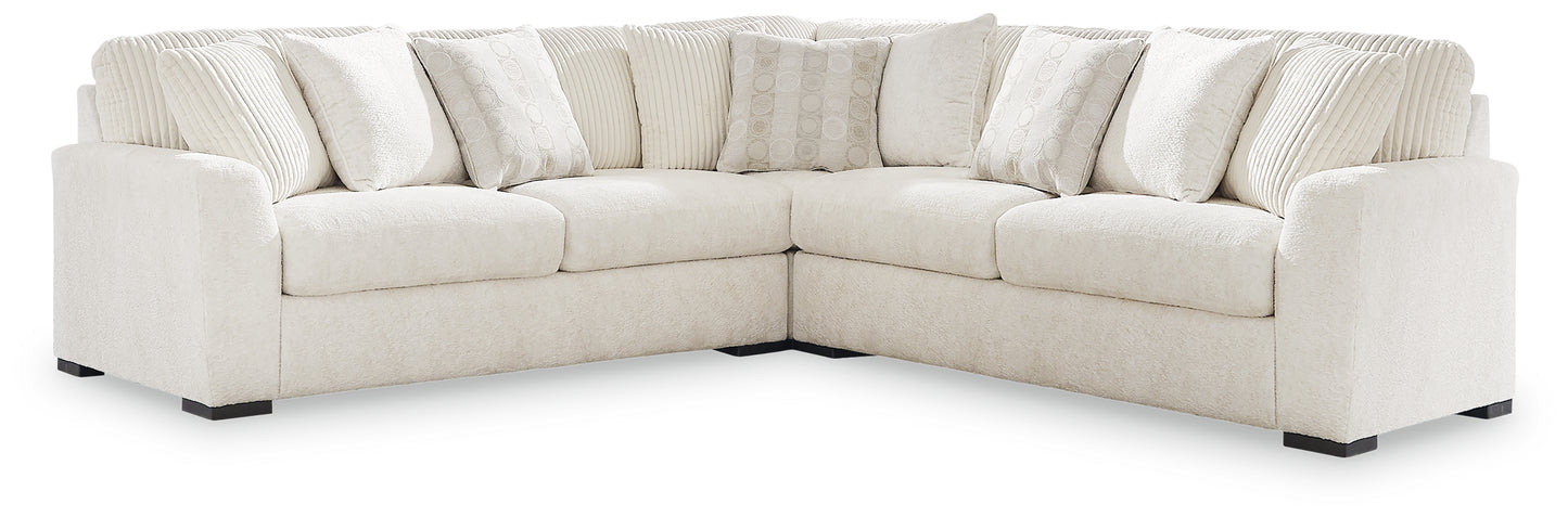 The Furniture Outlets - Ashley Furniture - Chessington Sectional - LAF 3-Piece Sectional / Ivory - 61904S5