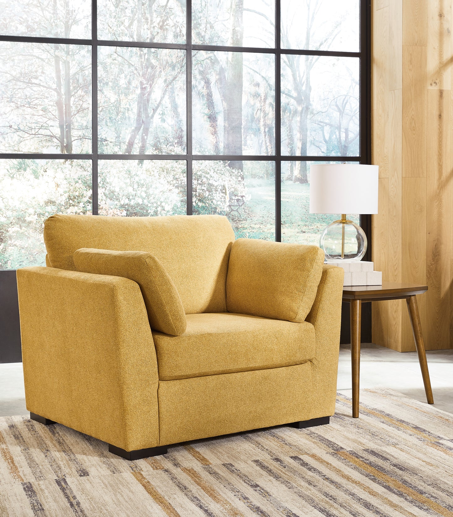 The Furniture Outlets - Ashley Furniture - Keerwick Living Room - Chair and a Half / Sunflower - 6750623