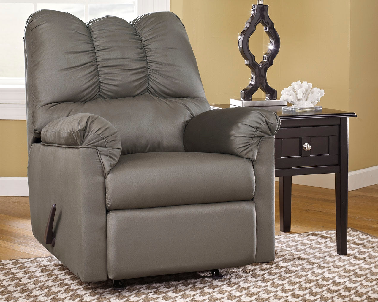 The Furniture Outlets - Ashley Furniture - Darcy Living Room - Rocker Recliner / Cobblestone - 7500525