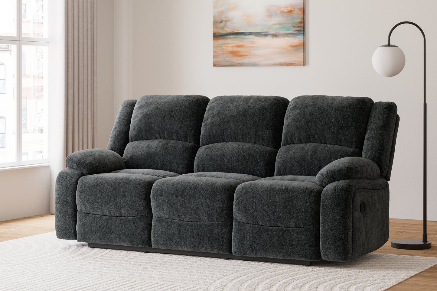 The Furniture Outlets - Ashley Furniture - Draycoll Living Room - Reclining Sofa / Slate - 7650488