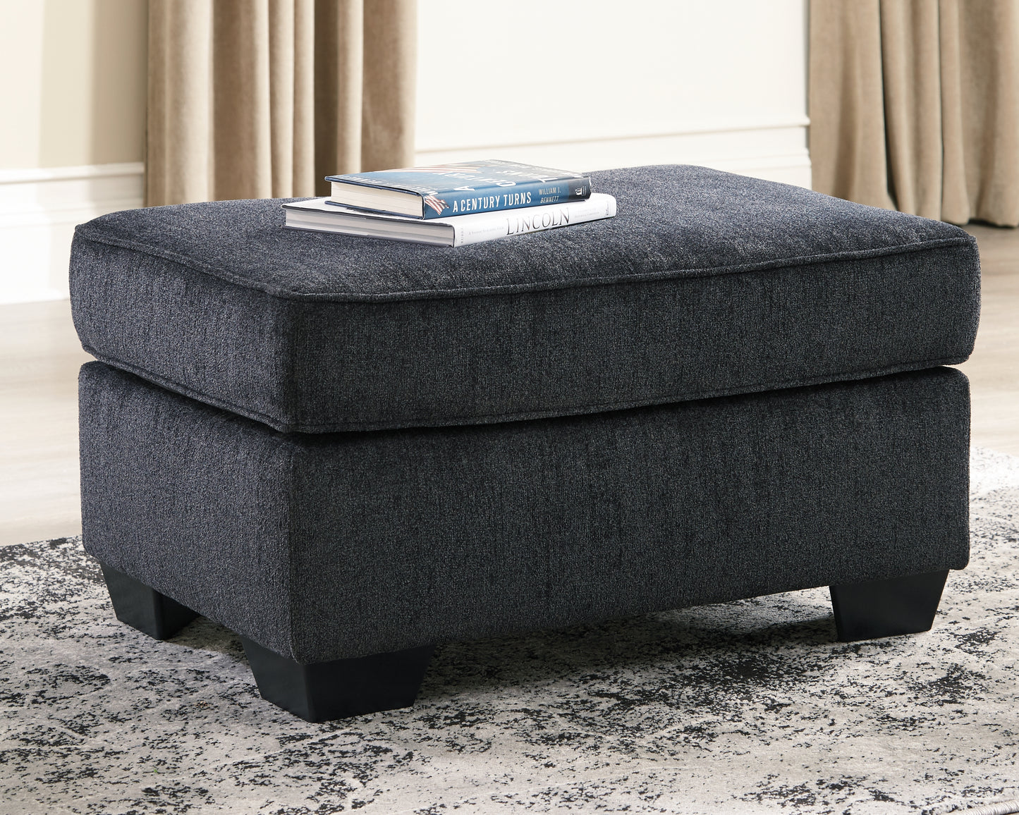 The Furniture Outlets - Ashley Furniture - Altari Living Room - Ottoman / Slate - 8721314