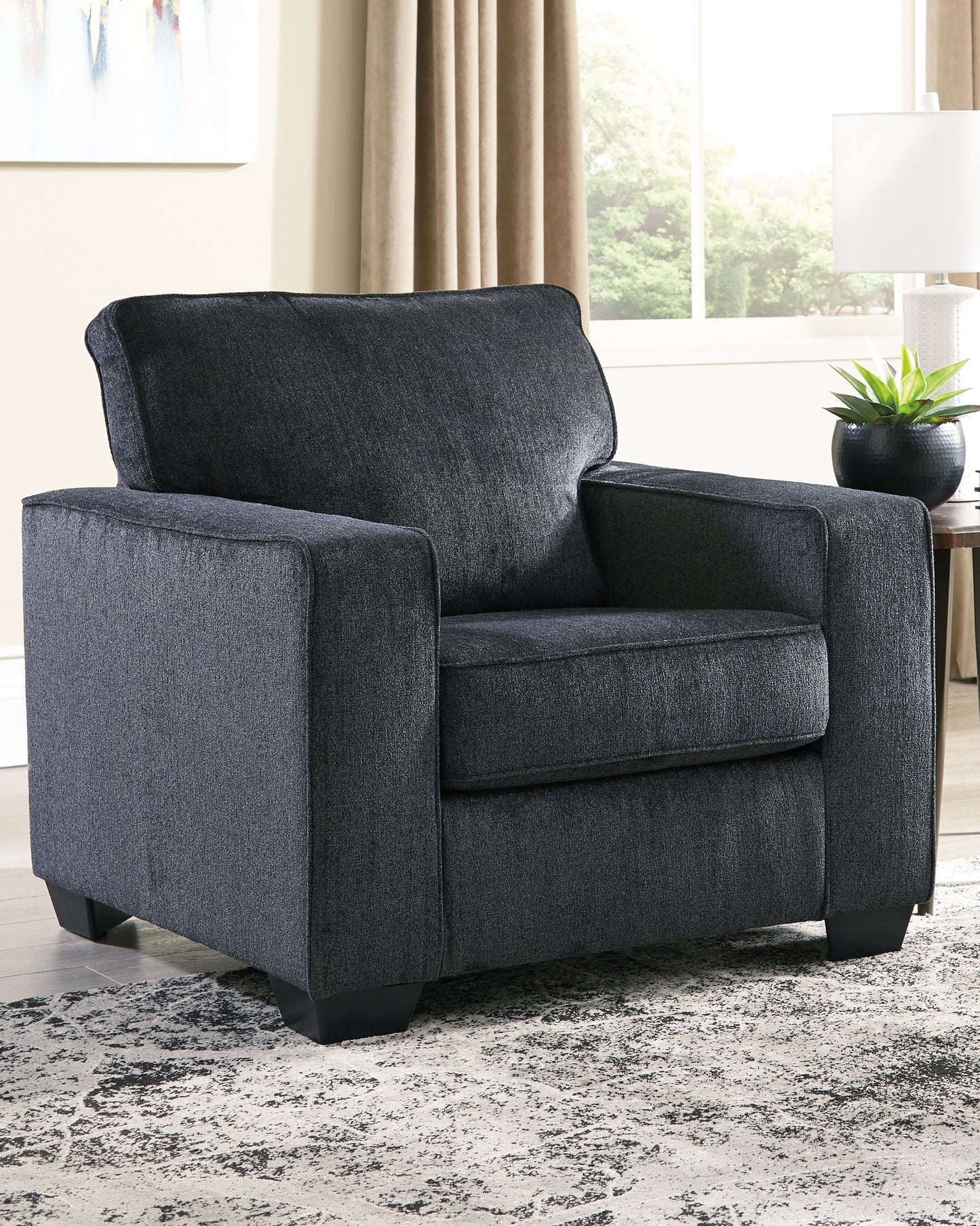 The Furniture Outlets - Ashley Furniture - Altari Living Room - Oversized Accent Ottoman / Slate - 8721308