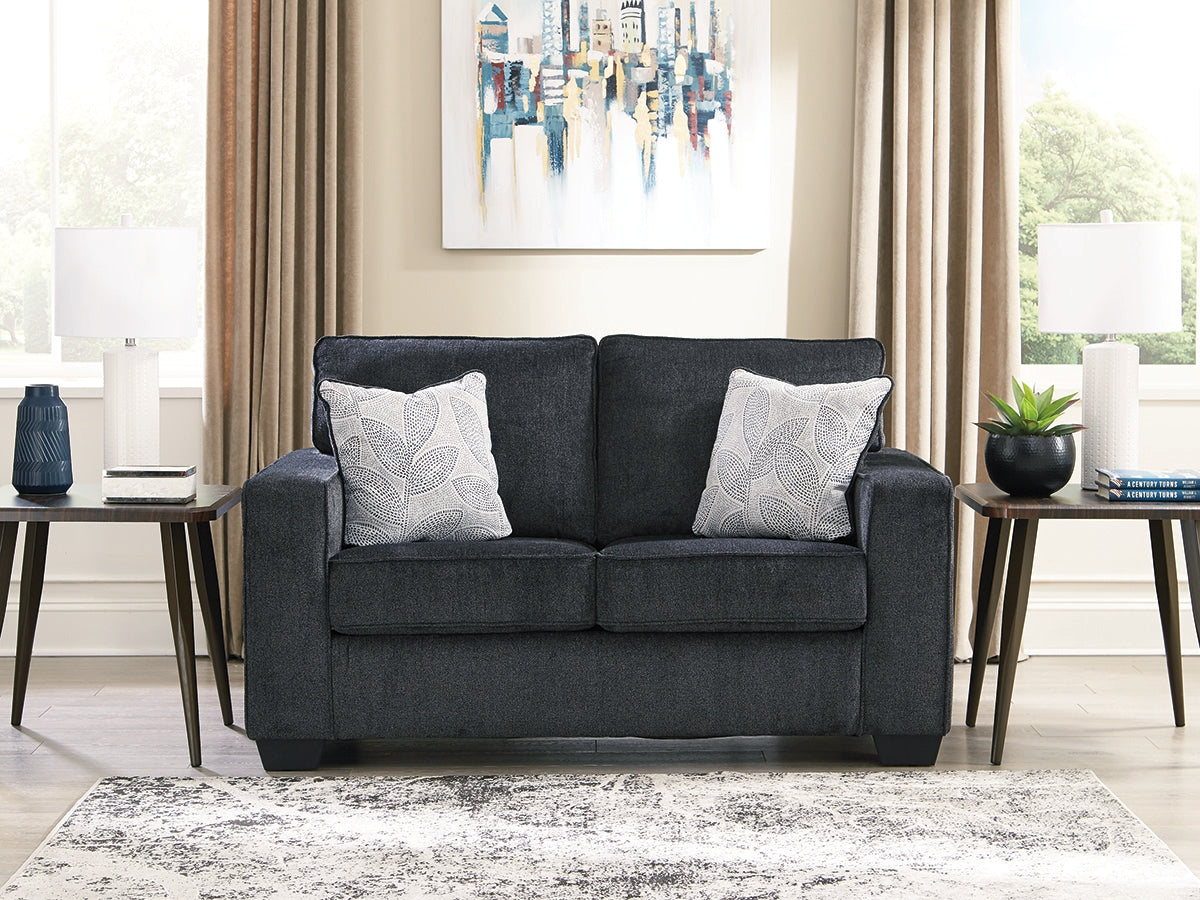 The Furniture Outlets - Ashley Furniture - Altari Living Room - Loveseat / Slate - 8721335