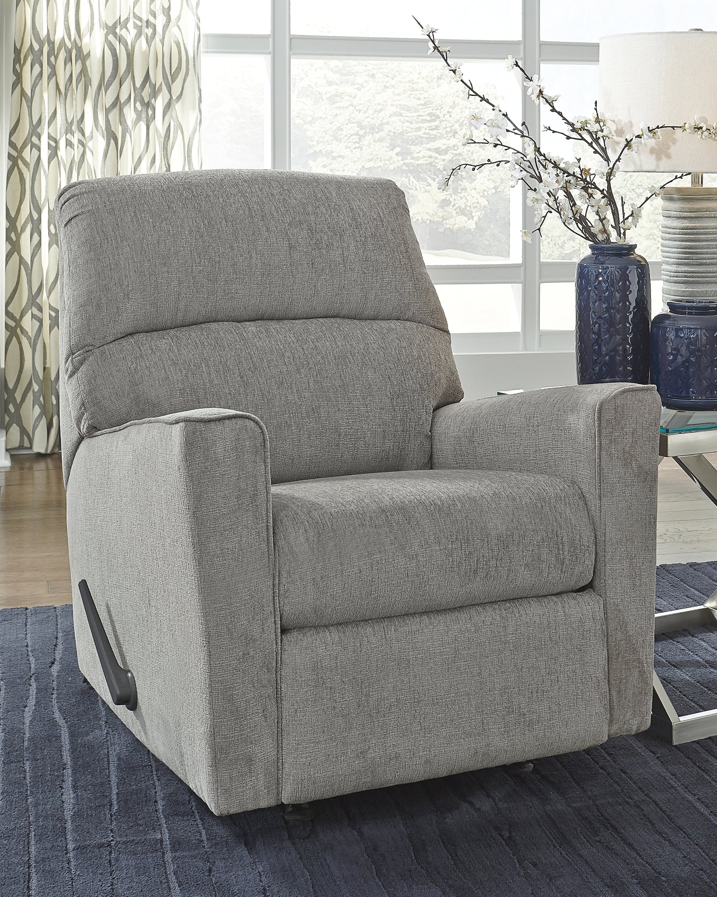 The Furniture Outlets - Ashley Furniture - Altari Living Room - Rocker Recliner / Alloy - 8721425