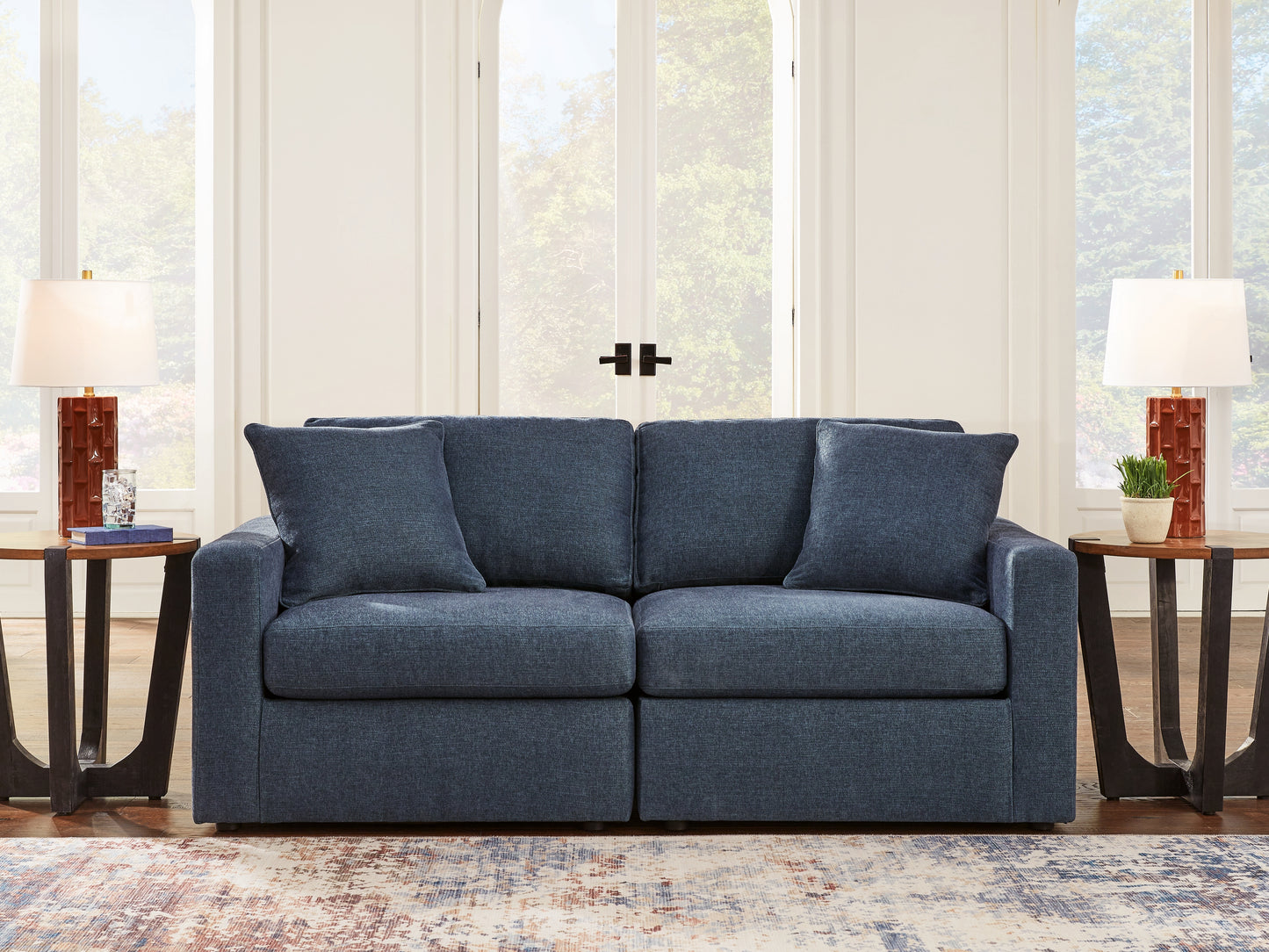 The Furniture Outlets - Ashley Furniture - Modmax Sectional - RAF 2-Piece Sectional / Ink - 92101S1