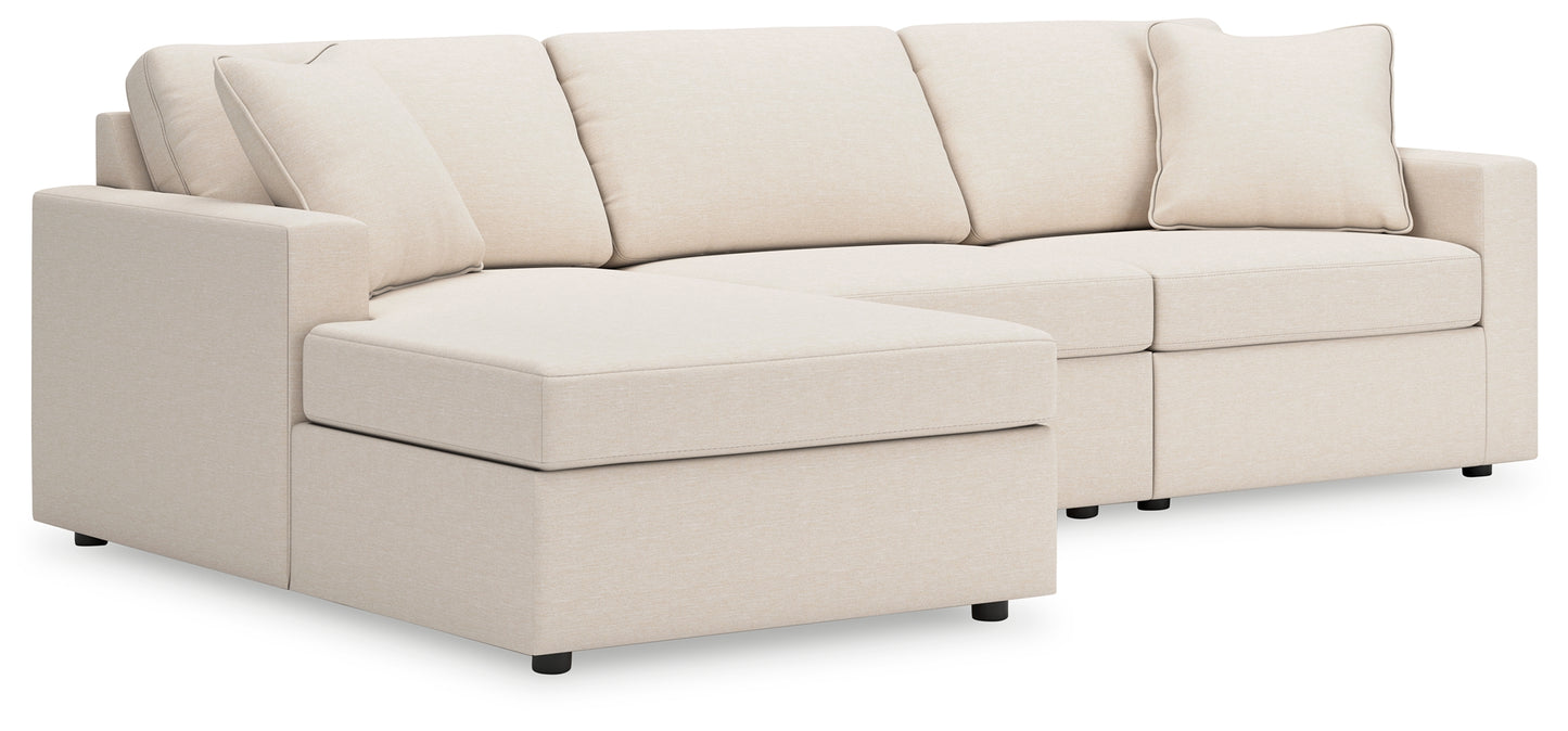 The Furniture Outlets - Ashley Furniture - Modmax Sectional - RAF 3-Piece Sectional with Chaise / Oyster - 92103S17