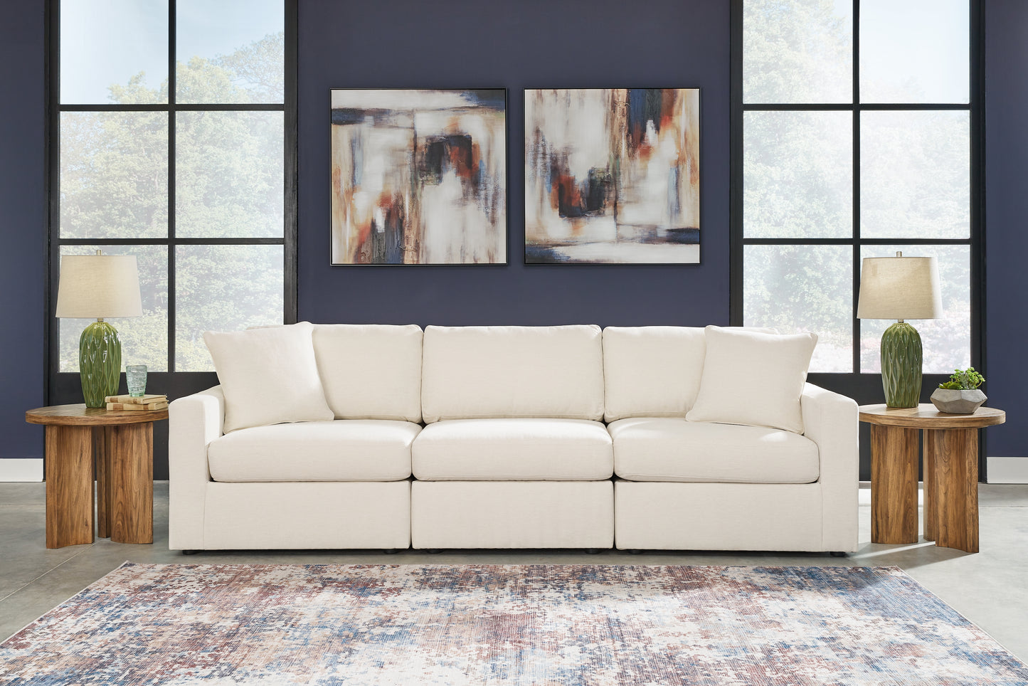 The Furniture Outlets - Ashley Furniture - Modmax Sectional - RAF 3-Piece Sectional / Oyster - 92103S2