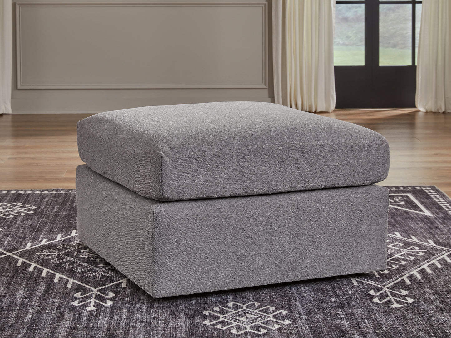 The Furniture Outlets - Ashley Furniture - Modmax Sectional - Oversized Accent Ottoman / Granite - 9210408