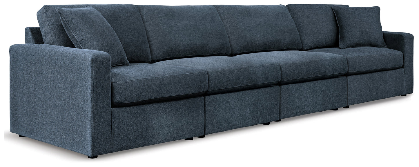 The Furniture Outlets - Ashley Furniture - Modmax Sectional - RAF 4-Piece Sectional / Ink - 92121S10