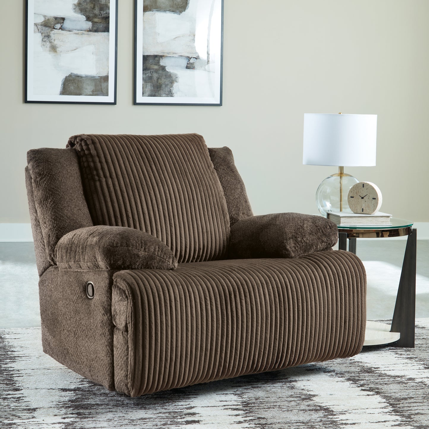 The Furniture Outlets - Ashley Furniture - Top Tier Living Room - Rocker Recliner / Chocolate - 9270525