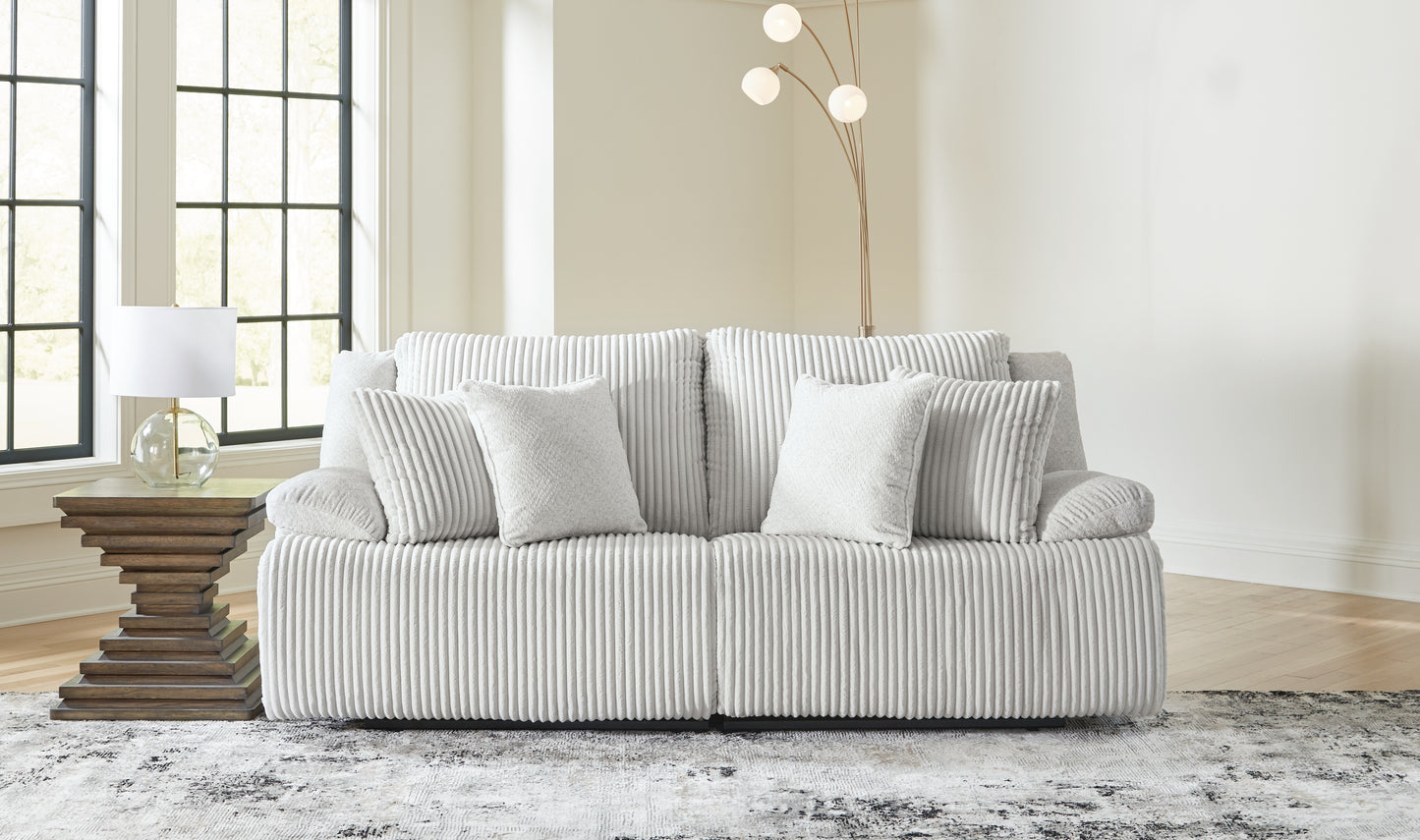 The Furniture Outlets - Ashley Furniture - Top Tier Sectional - 2-Piece Sectional Loveseat / Alloy - 92706S9