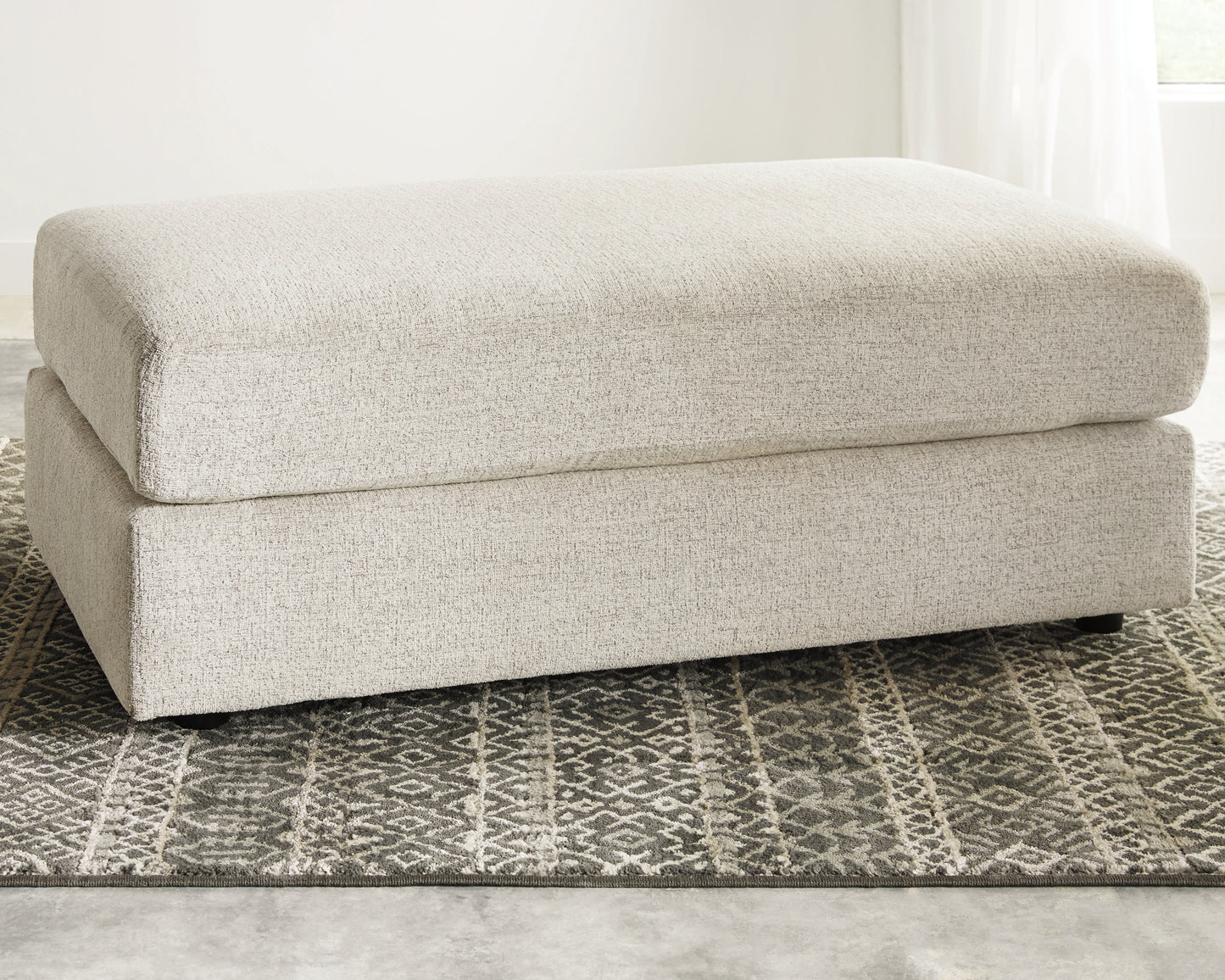 The Furniture Outlets - Ashley Furniture - Soletren Living Room - Oversized Accent Ottoman / Stone - 9510408