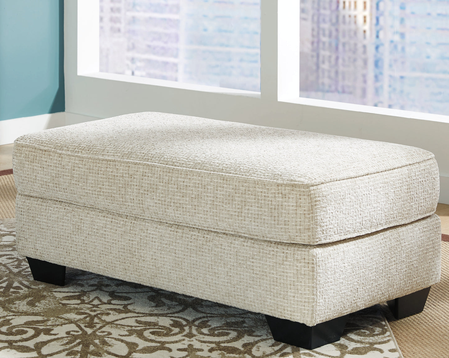 The Furniture Outlets - Ashley Furniture - Monaghan Living Room - Ottoman / Sandstone - 9620514