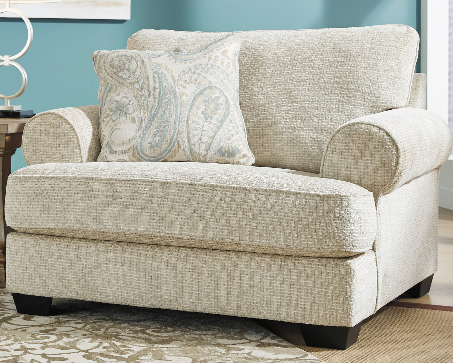 The Furniture Outlets - Ashley Furniture - Monaghan Living Room - Ottoman / Sandstone - 9620514