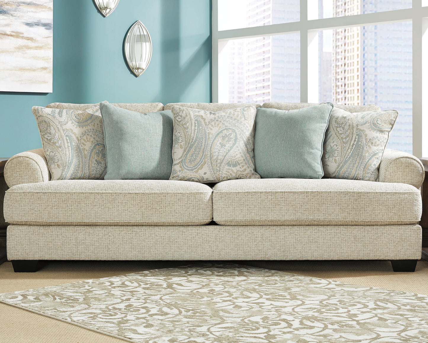 The Furniture Outlets - Ashley Furniture - Monaghan Living Room - Sofa / Sandstone - 9620538