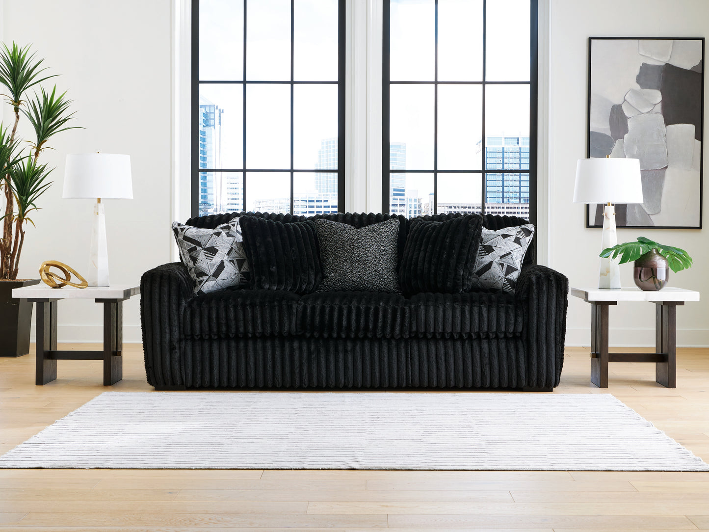 The Furniture Outlets - Ashley Furniture - Midnight-Madness Living Room - Sofa / Onyx - 9810338