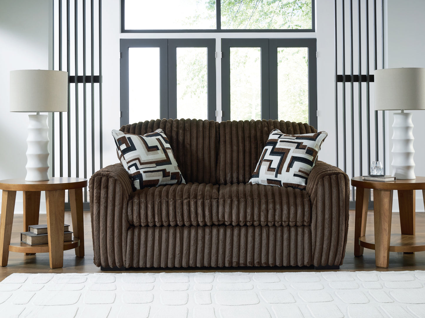 The Furniture Outlets - Ashley Furniture - Midnight-Madness Living Room - Loveseat / Chocolate - 9810435