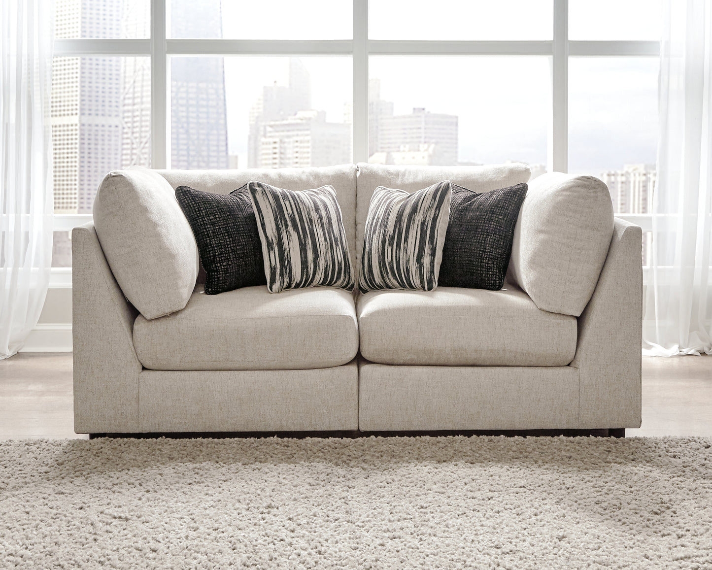 The Furniture Outlets - Ashley Furniture - Kellway Sectional - 2-Piece Sectional / Bisque - 98707S2