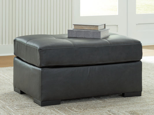 The Furniture Outlets - Ashley Furniture - Brindley Pier Living Room - Oversized Accent Ottoman / Fog - 9950308