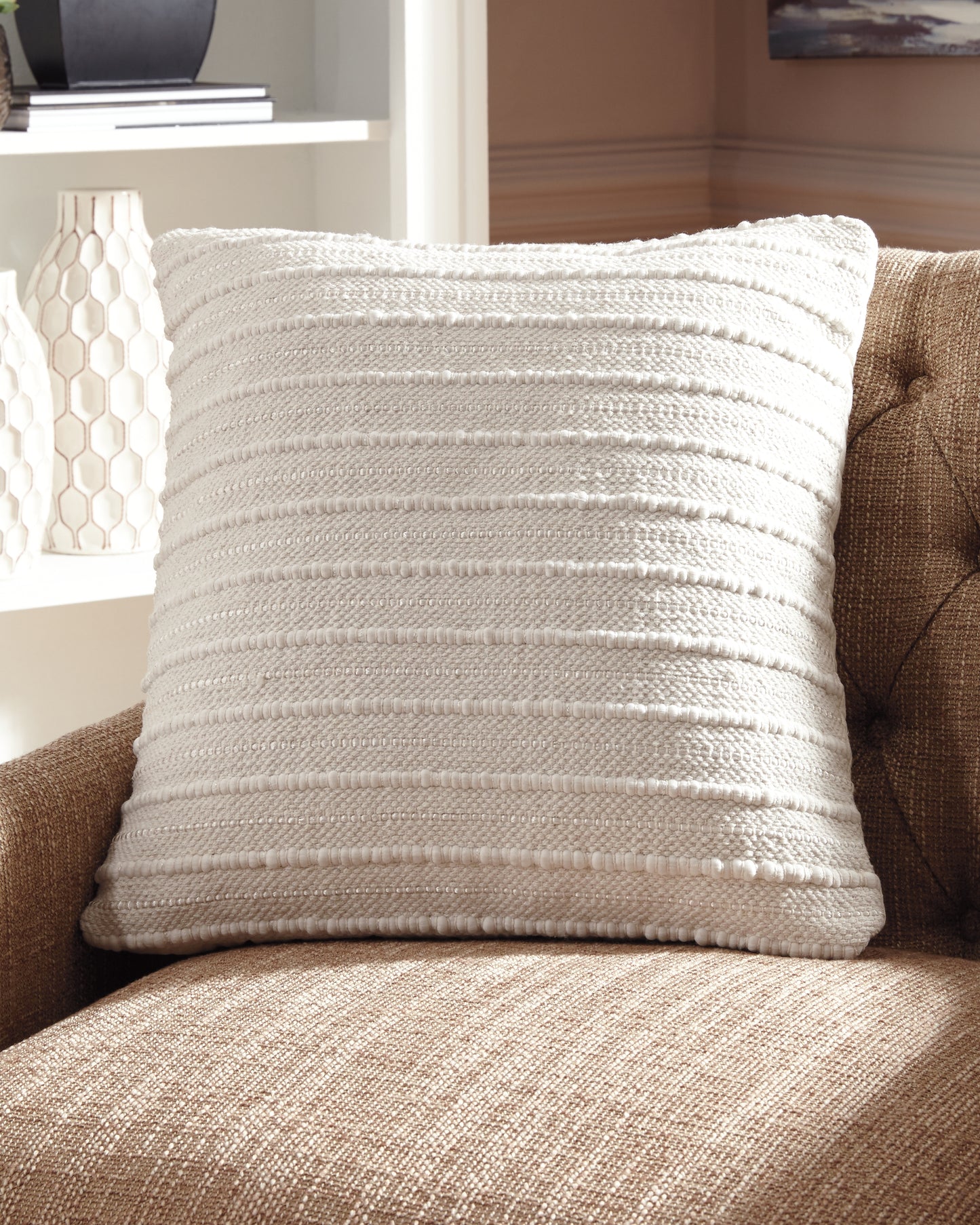 The Furniture Outlets - Ashley Furniture - Theban Pillows - Pillow (4/CS) / Cream - A1000454