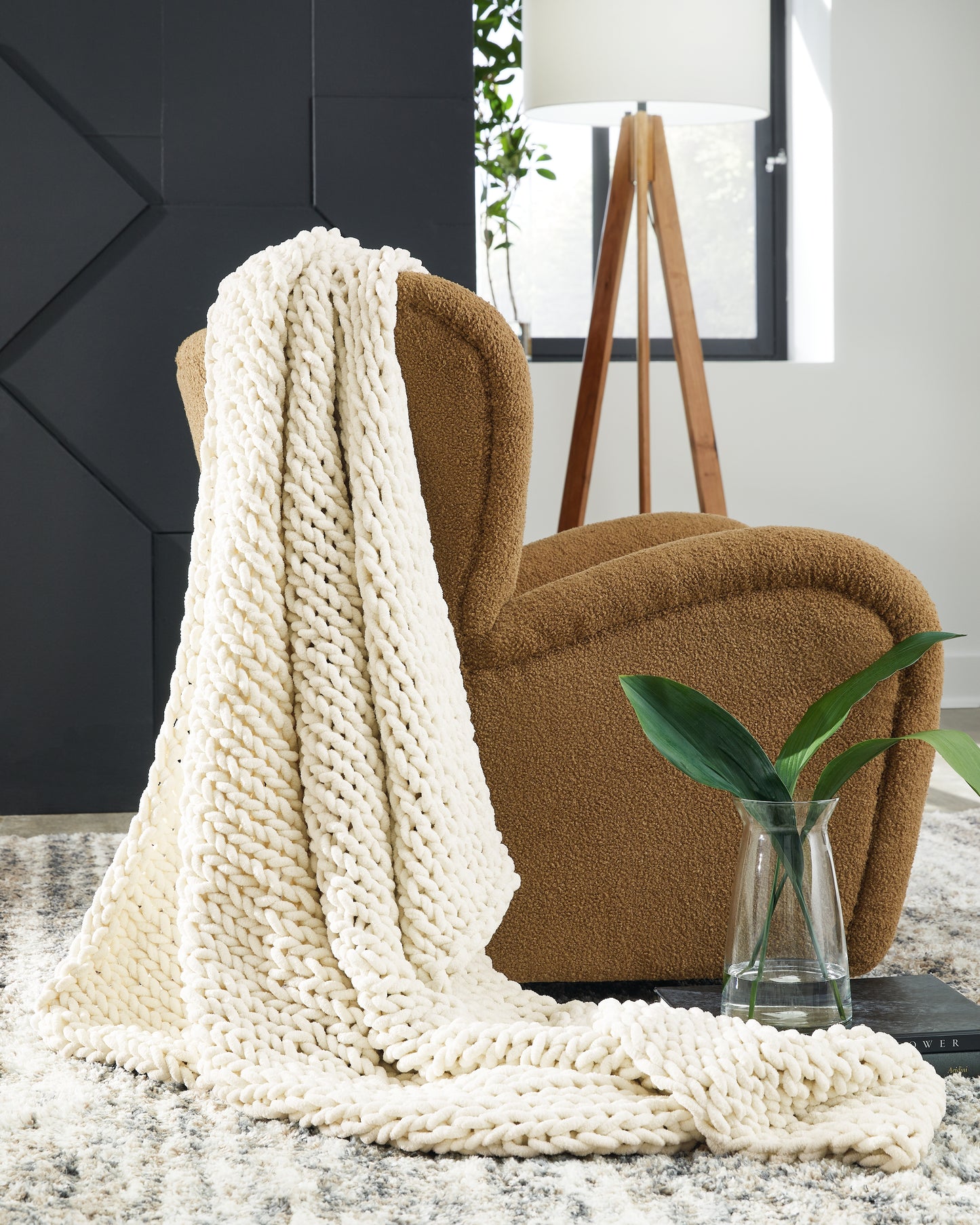 The Furniture Outlets - Ashley Furniture - Chaddon Throw (Set of 3) - Throw (3/CS) / Ivory - A1001060