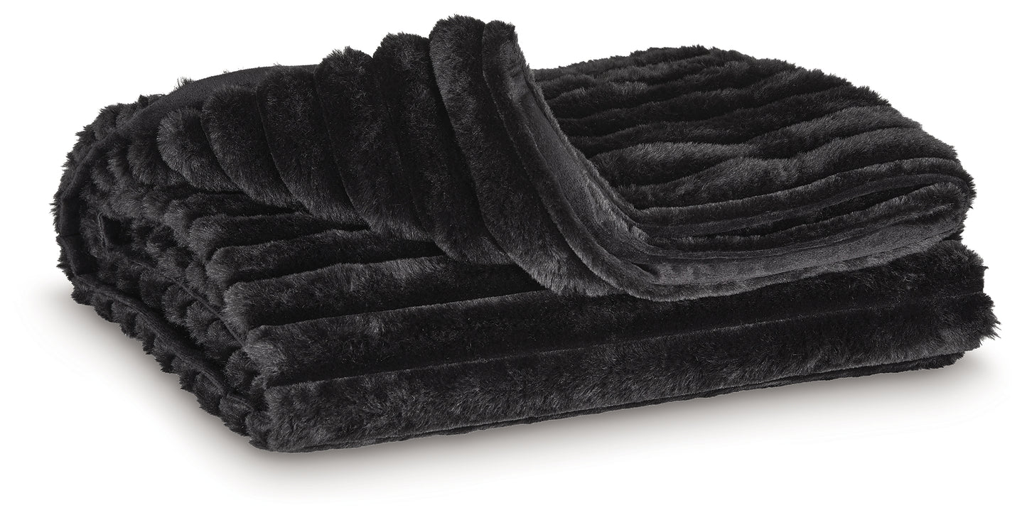 The Furniture Outlets - Ashley Furniture - Alsonwell Throw (Set of 3) - Throw (3/CS) / Black - A1001083