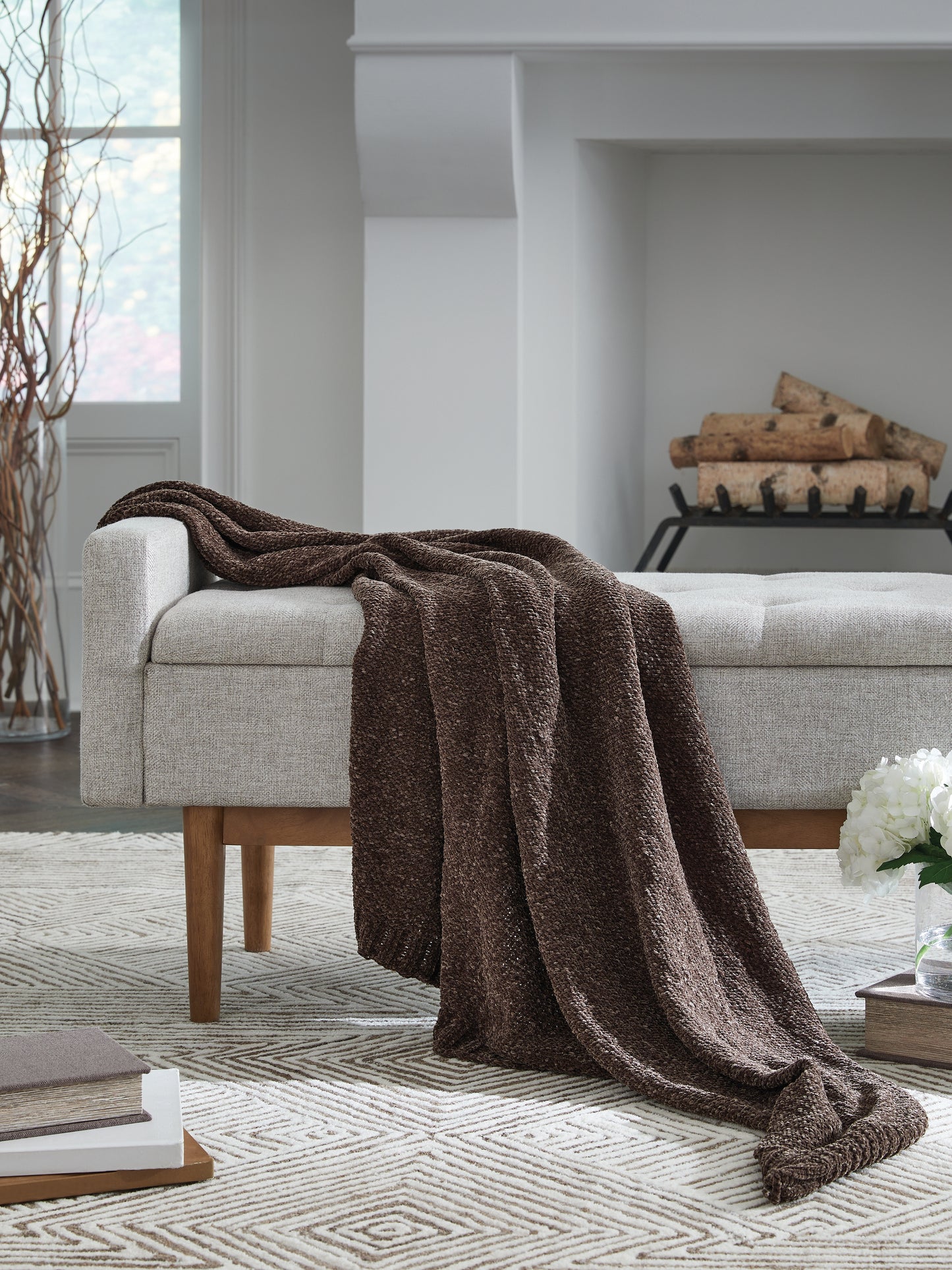 The Furniture Outlets - Ashley Furniture - Anawood Throw (Set of 3) - Throw (3/CS) / Brown - A1001098