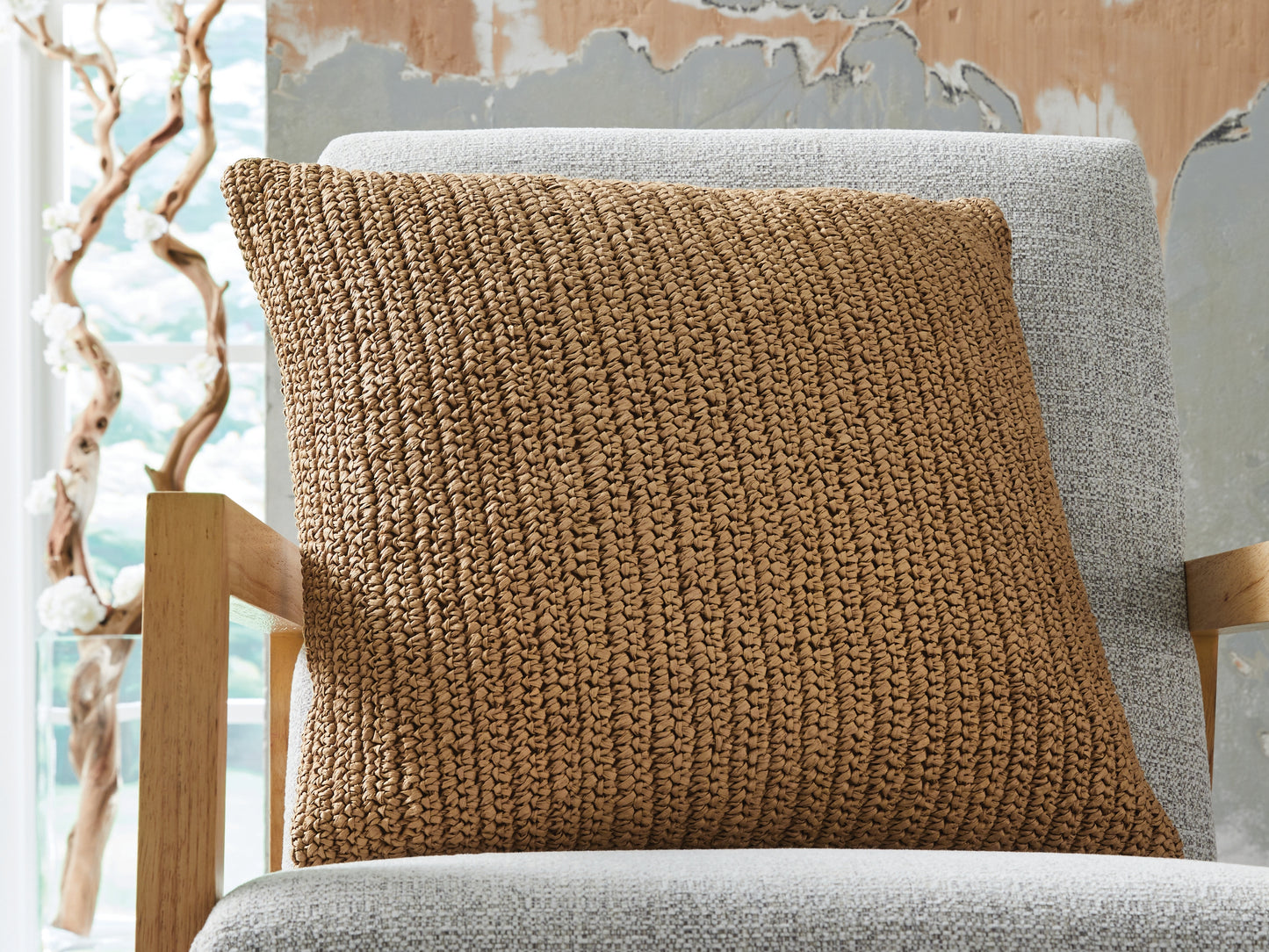 The Furniture Outlets - Ashley Furniture - Habenvale Pillows - Pillow (4/CS) / Tan - A1001120