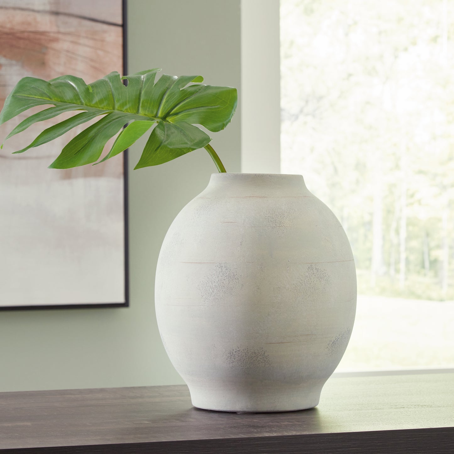 The Furniture Outlets - Ashley Furniture - Clayson Vase - Vase / Sage Green - A2000654