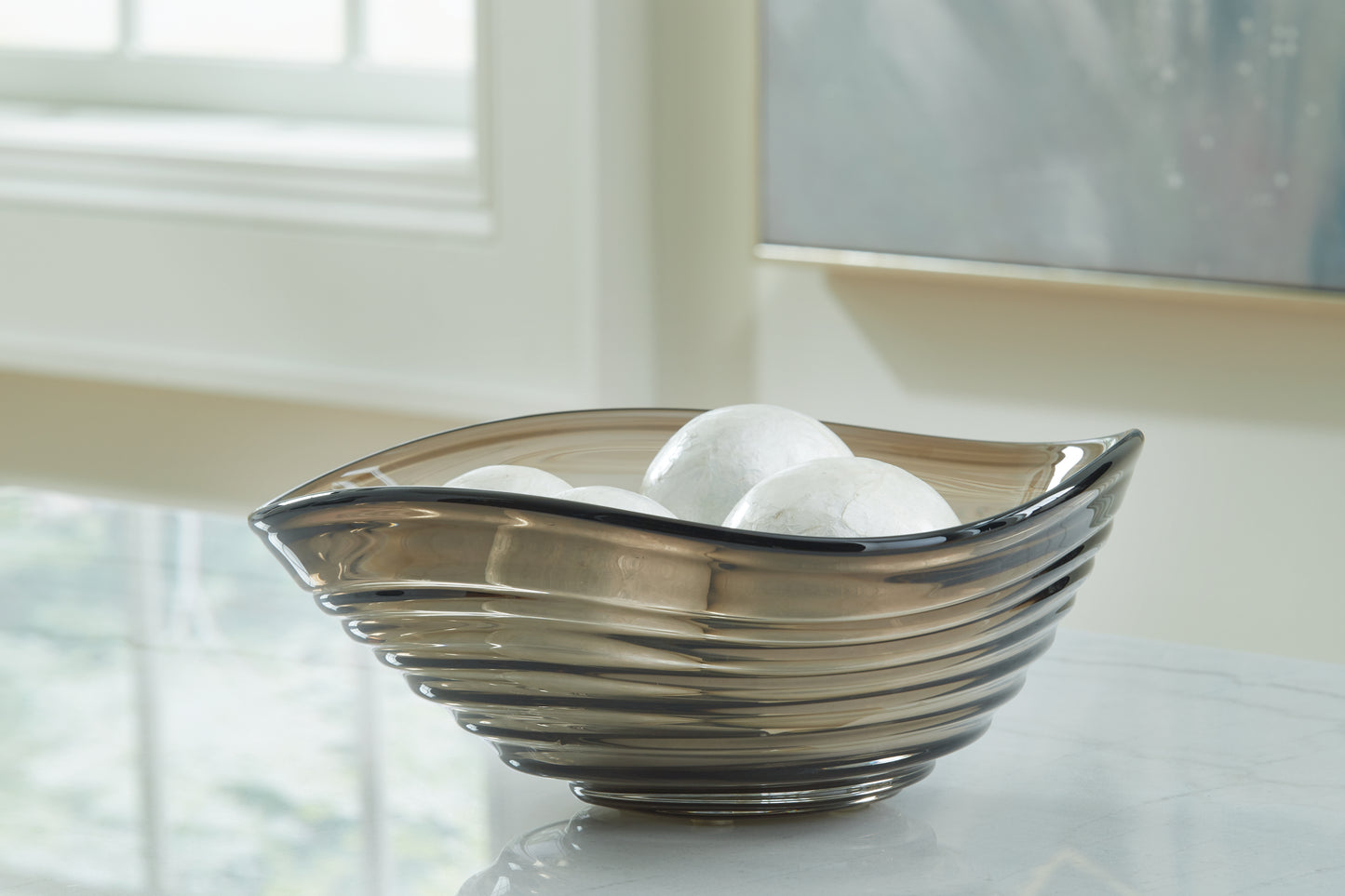 The Furniture Outlets - Ashley Furniture - Solariston Bowl - Bowl / Gray/Brown - A2900016