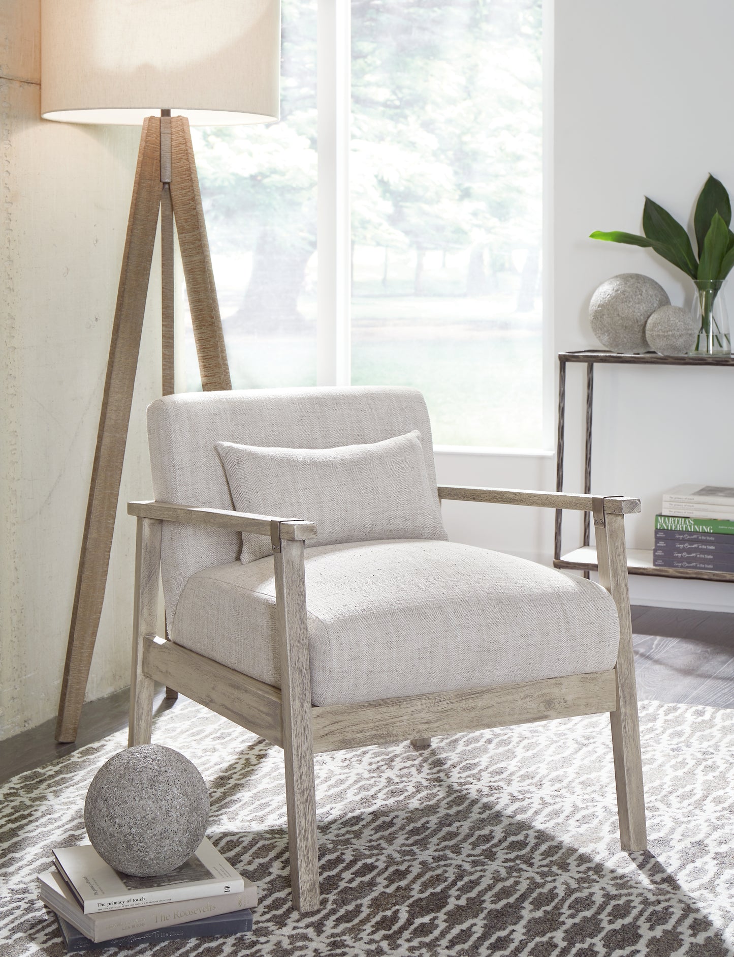 The Furniture Outlets - Ashley Furniture - Dalenville Accent Chair - Accent Chair / Platinum - A3000335